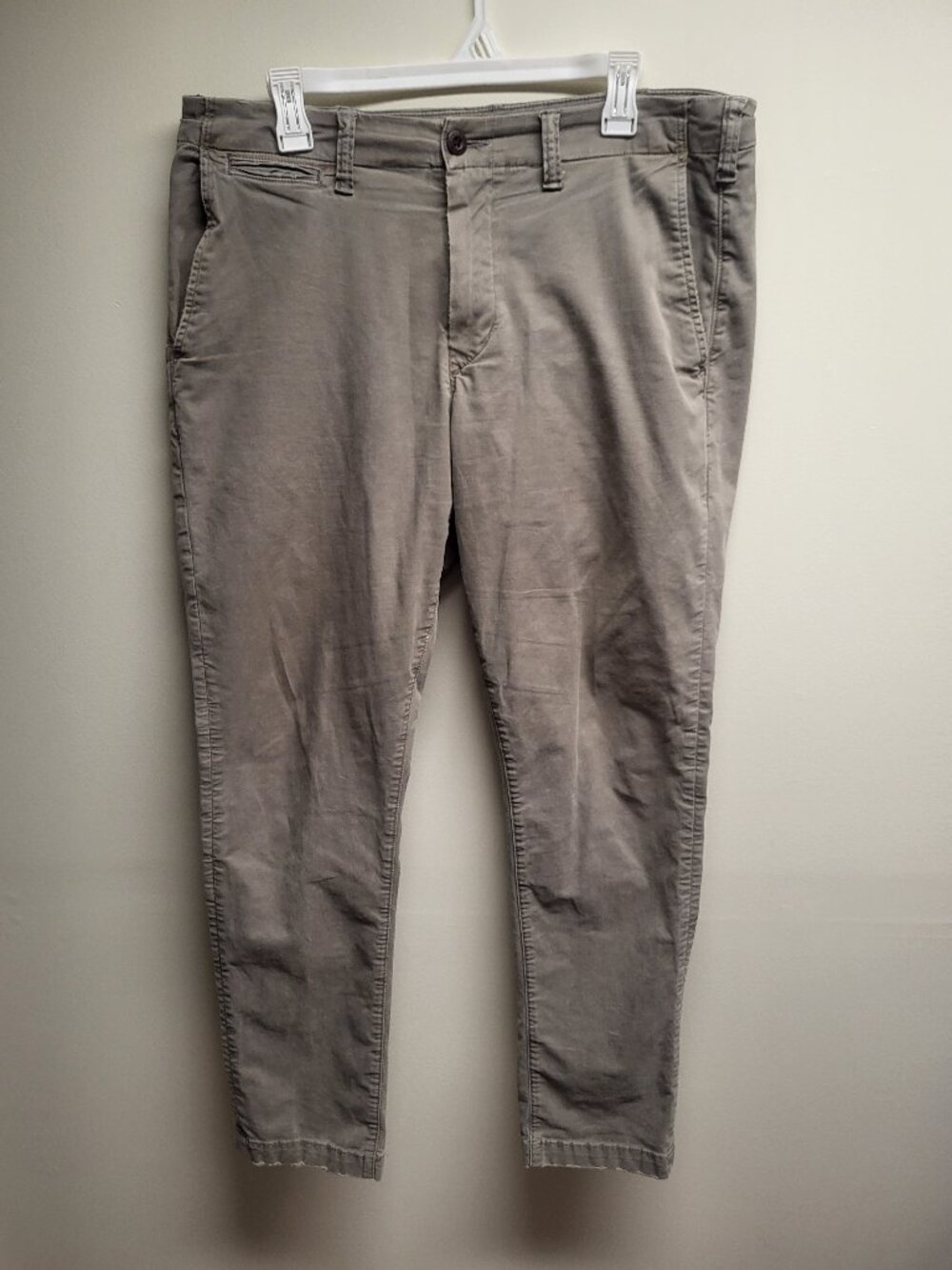 American Eagle Flex Men's Khaki Slim Straight Stretch Chino Pants 34x32